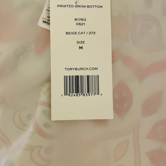 Tory Burch floral print underwire bikini top and brief bikini bottom - Picture 9 of 9